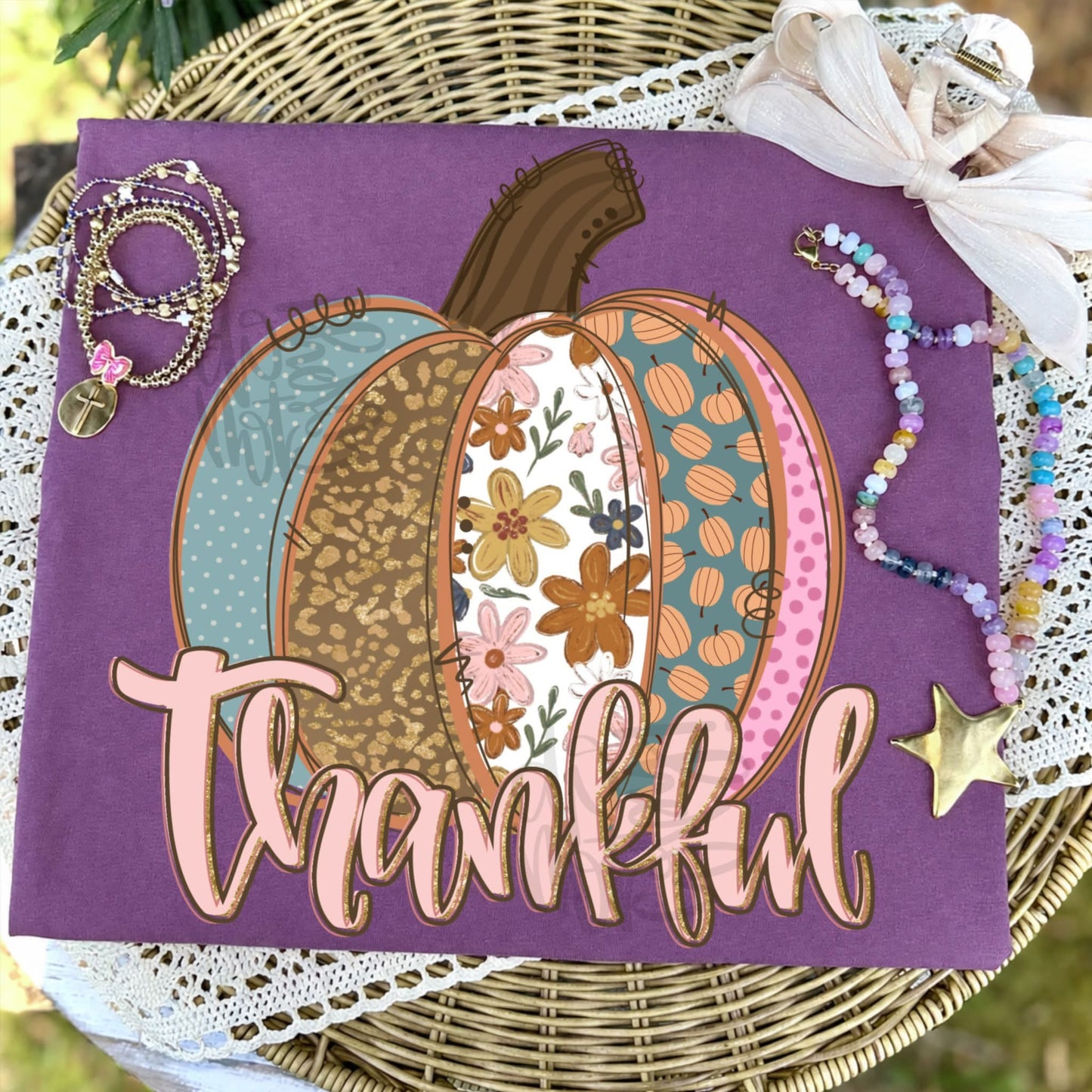 Thankful Pumpkin - DTF Transfer