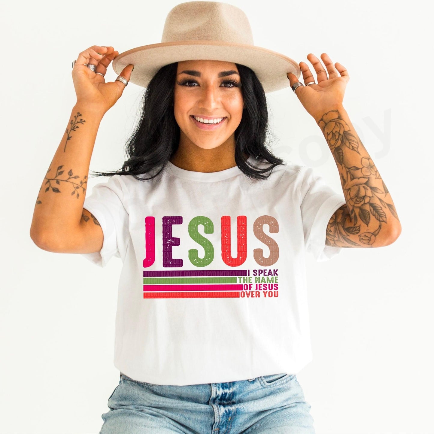 I speak the name of Jesus - Comfort Color