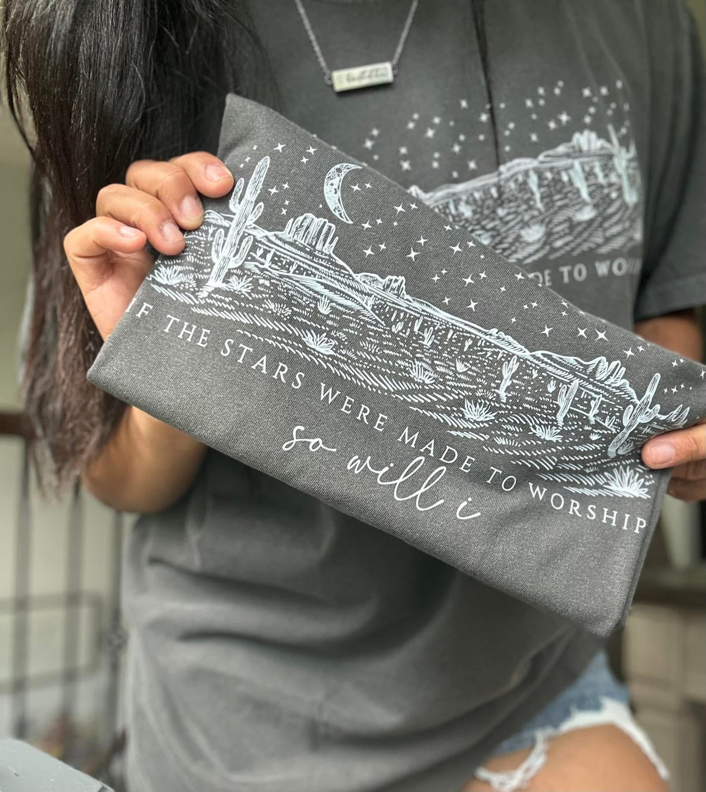 If the stars were made to worship so will I-Screenprint Transfer