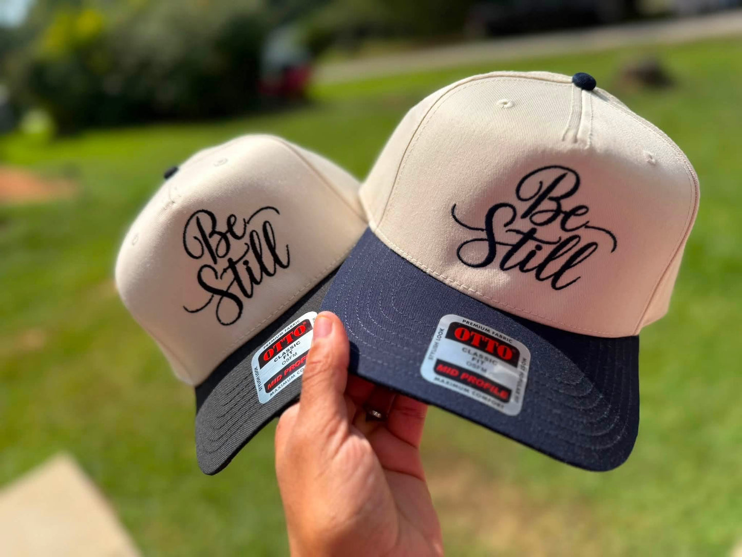 Be Still Embroidered Hat