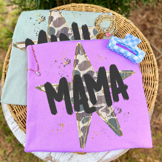 Mama Camo Star - DTF Transfer