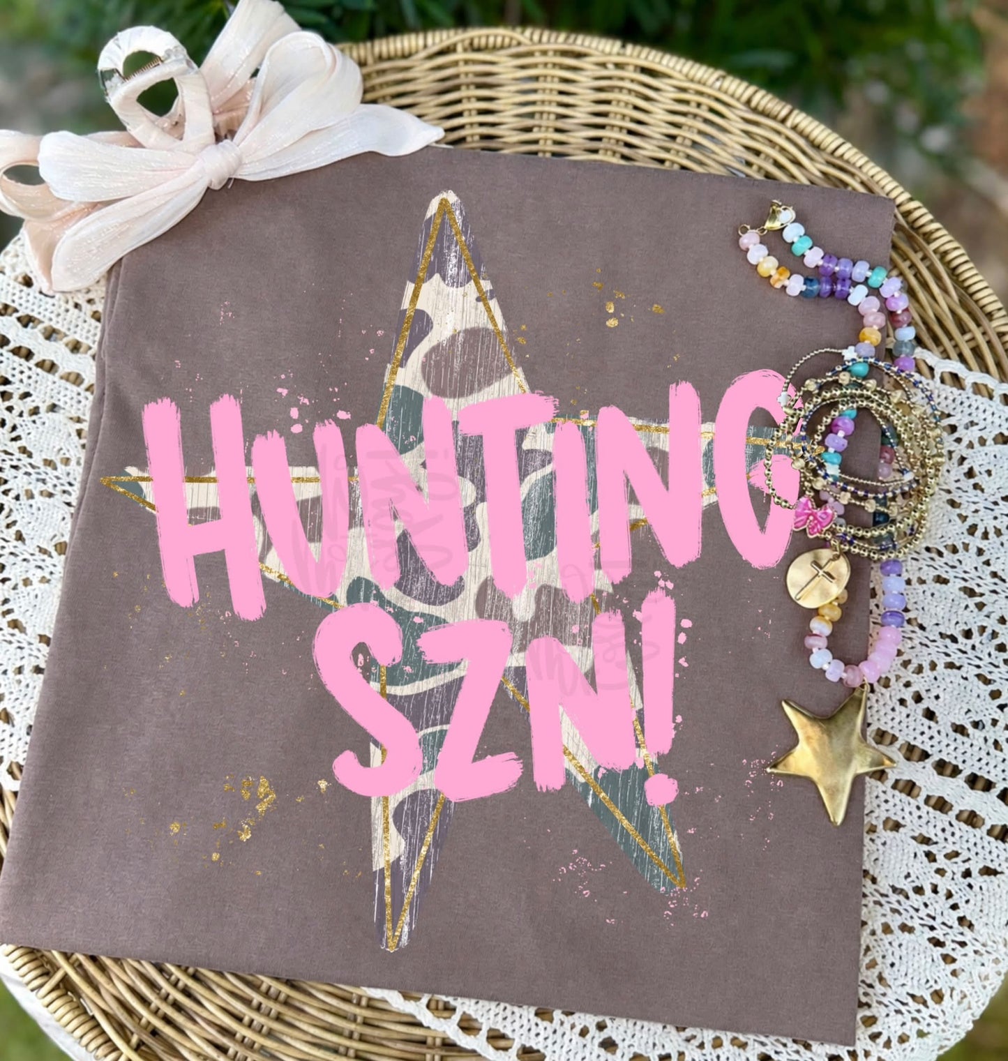Hunting Szn Camo Star - DTF Transfer