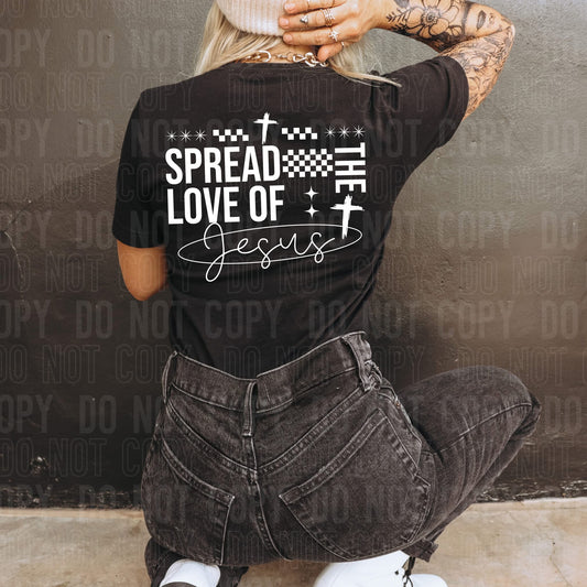 Spread the Love of Jesus-screenprint transfer