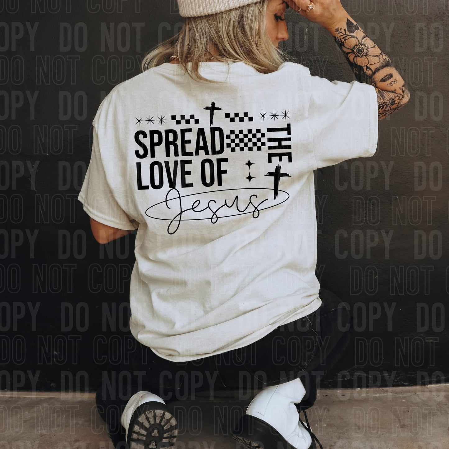 Spread the Love of Jesus-screenprint transfer