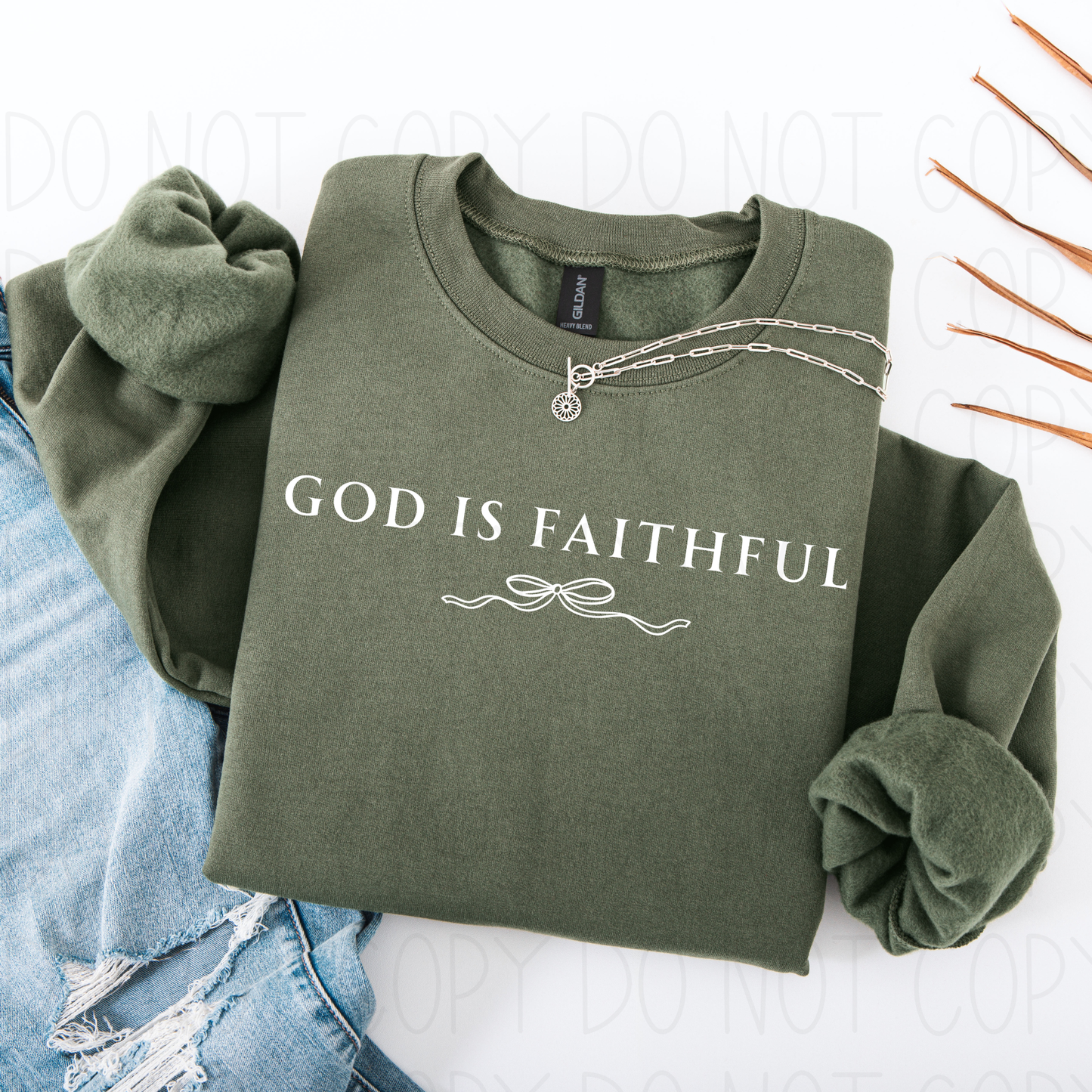 God is faithful with bow- DTF Transfer