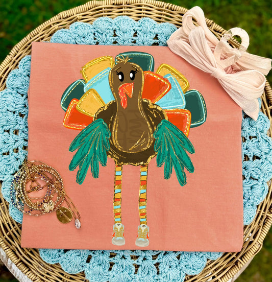 Long Leg Turkey - DTF Transfer