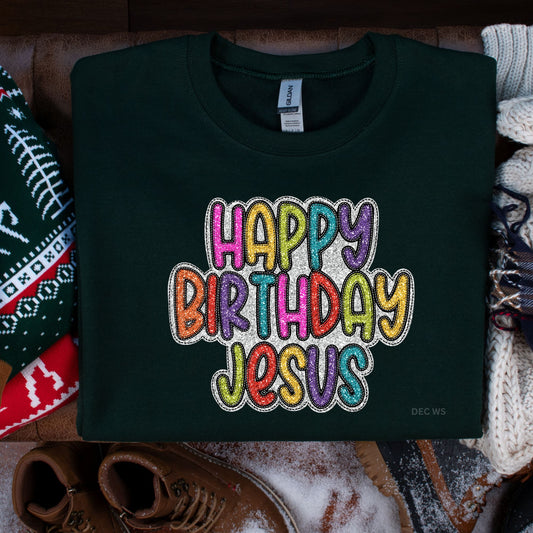 Happy birthday Jesus-dtf transfer