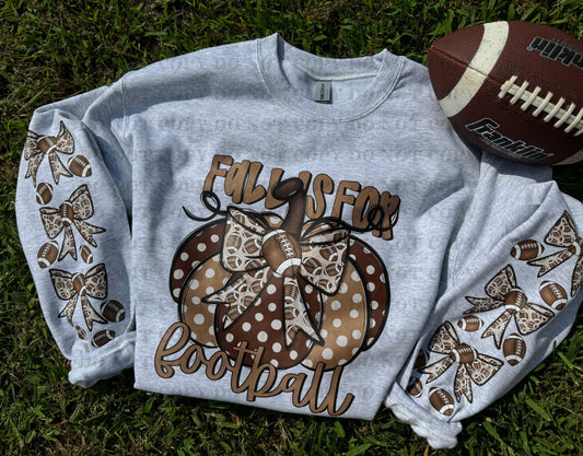 Fall is for Football- DTF Transfers ( sleeve and no sleeve option)