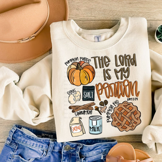 The Lord is my portion -DTF Transfer