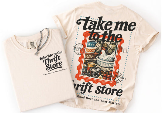 Take me to the thrift store -SET-DTF Transfer