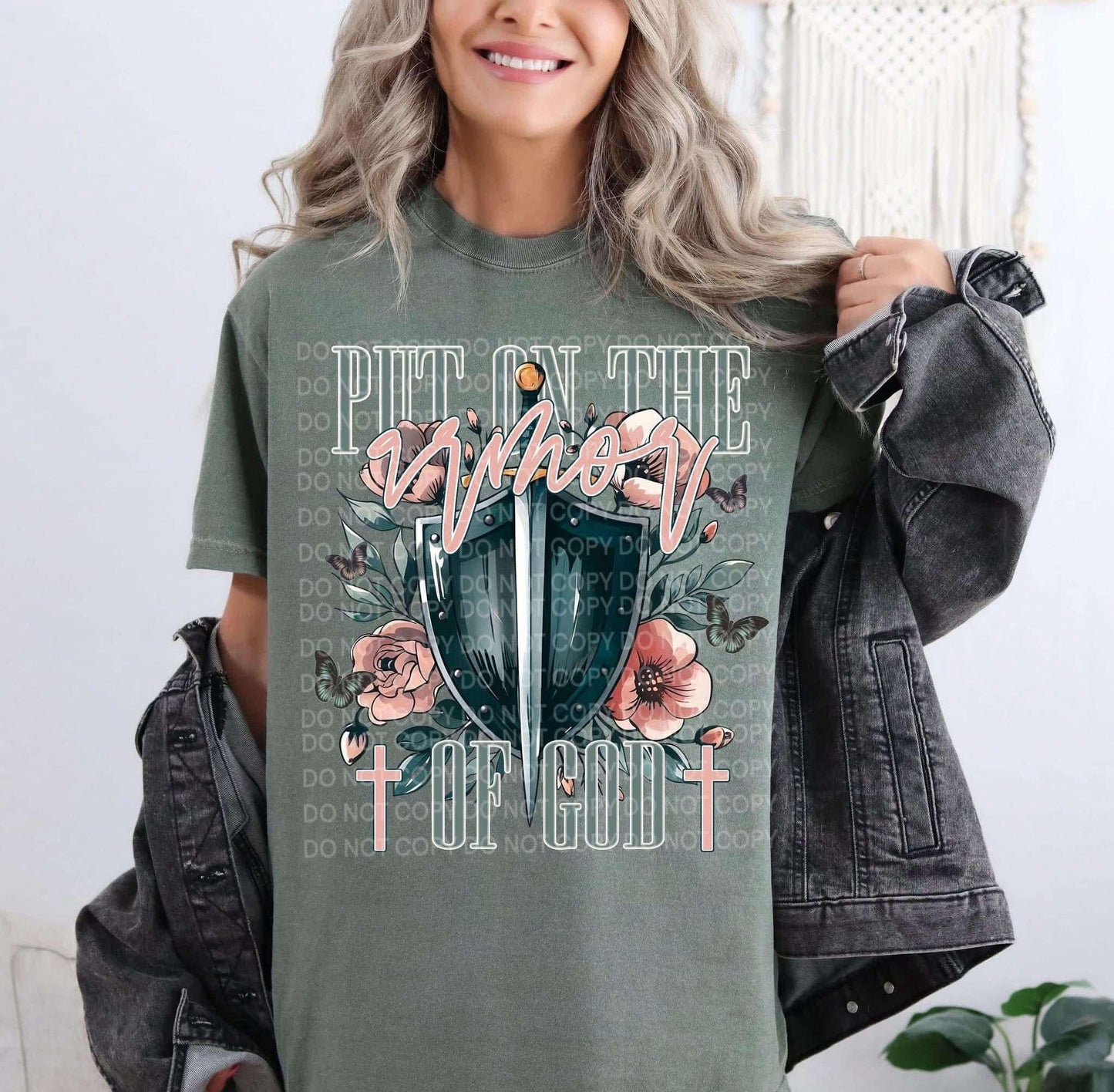 Put on the armor of God- DTF Transfer