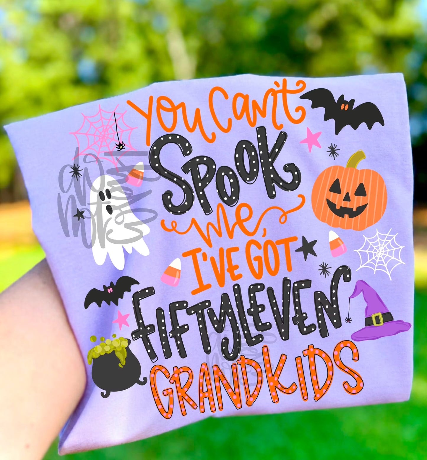 You Can't Spook Me I've Got Fiftyleven Grandkids -DTF Transfer