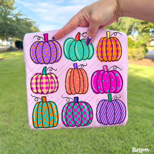 Patterned Pumpkins - DTF Transfer