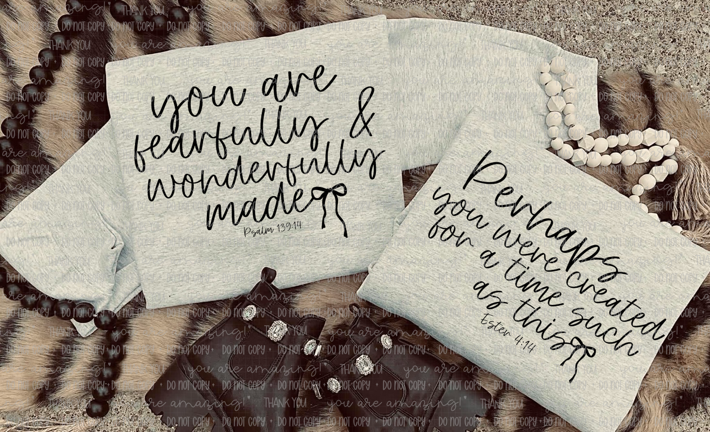 You are fearfully & wonderfully made-SET-DTF Transfer