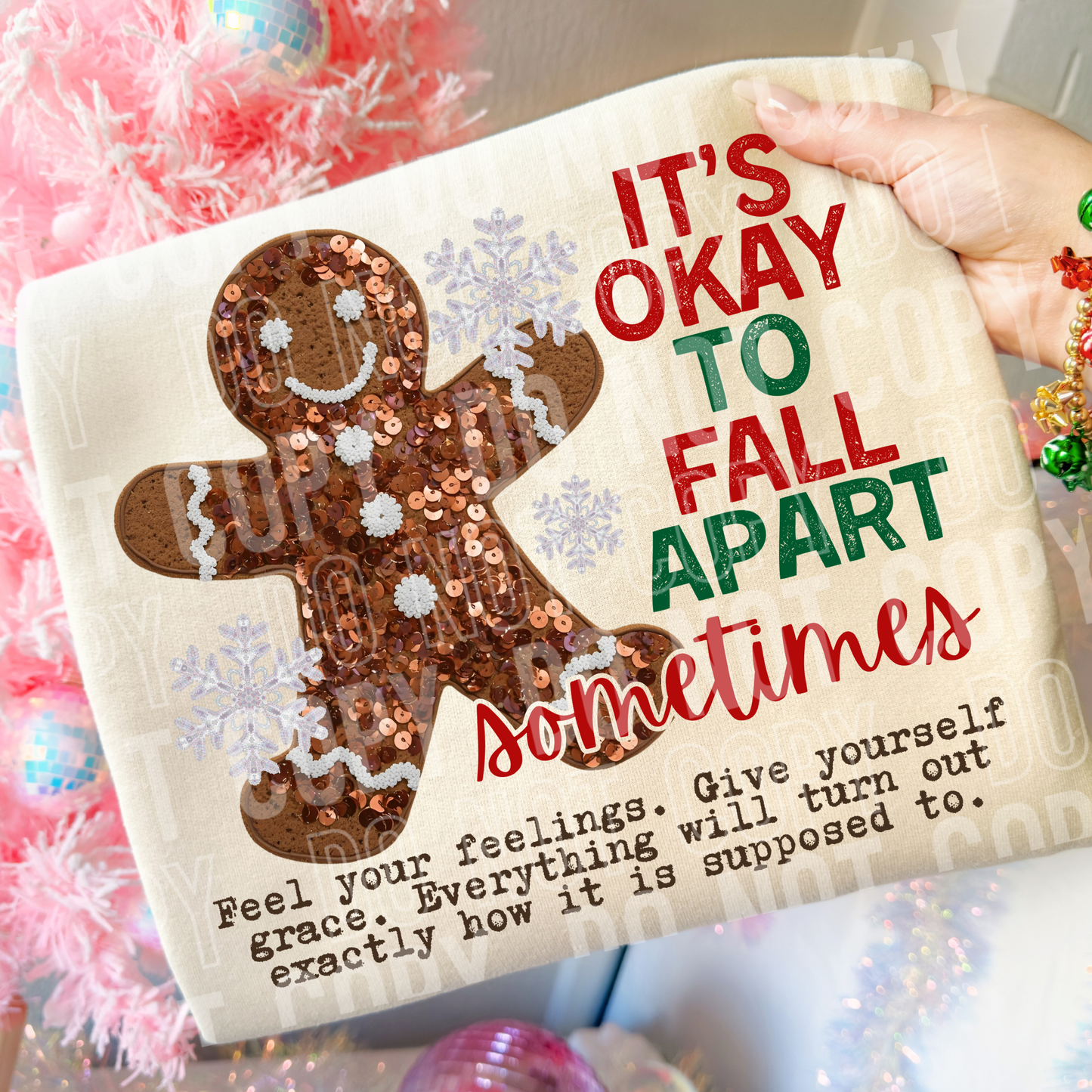 It's okay to fall apart sometimes- DTF Transfer