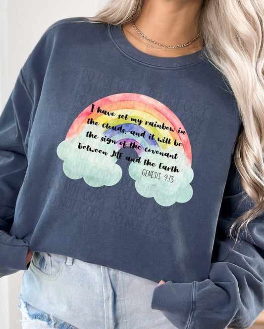 I Have Set My Rainbow In RC - Bella Canvas