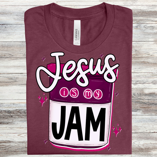 Jesus is my jam-Bella- Completed Tee