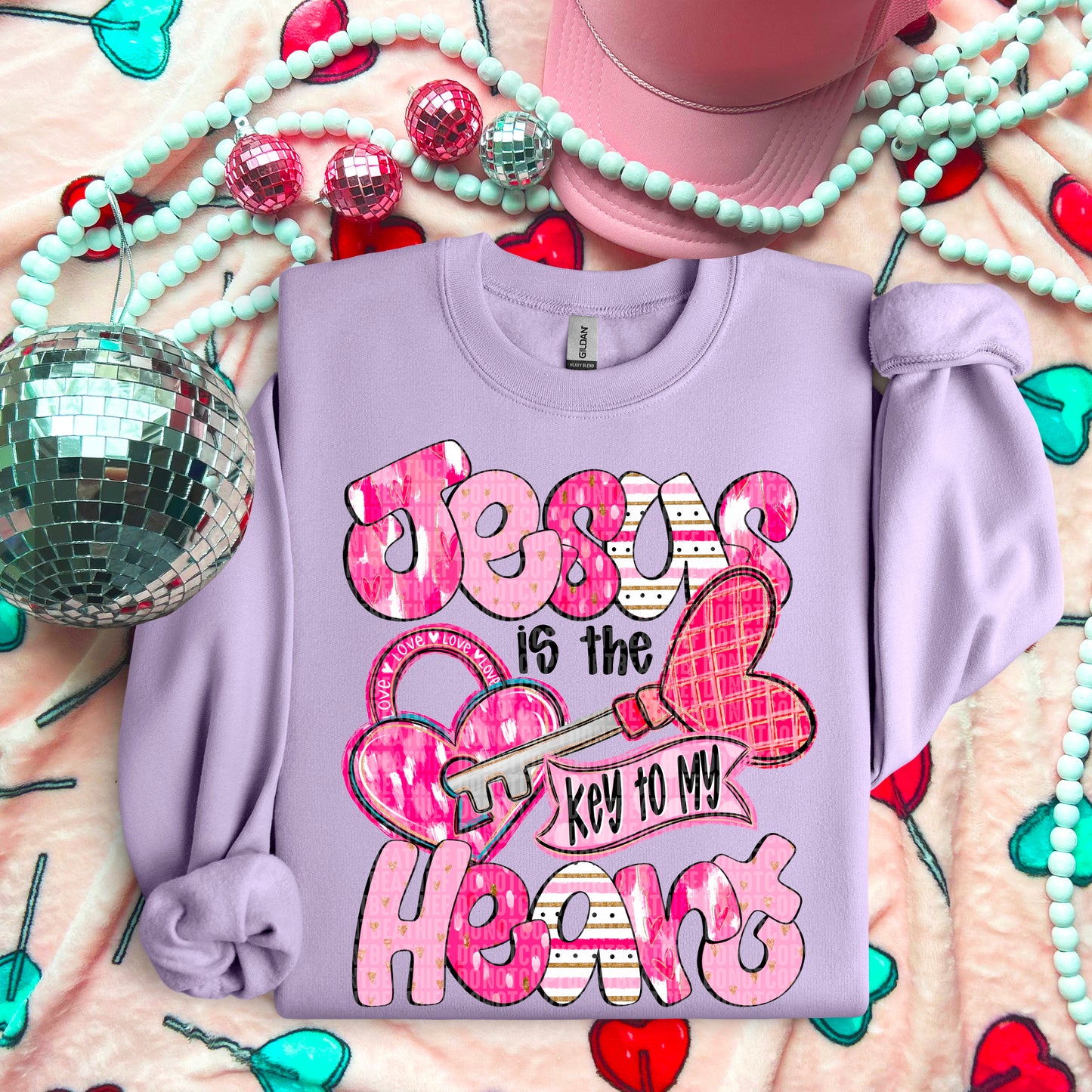 Jesus is the key to my heart- DTF Transfer