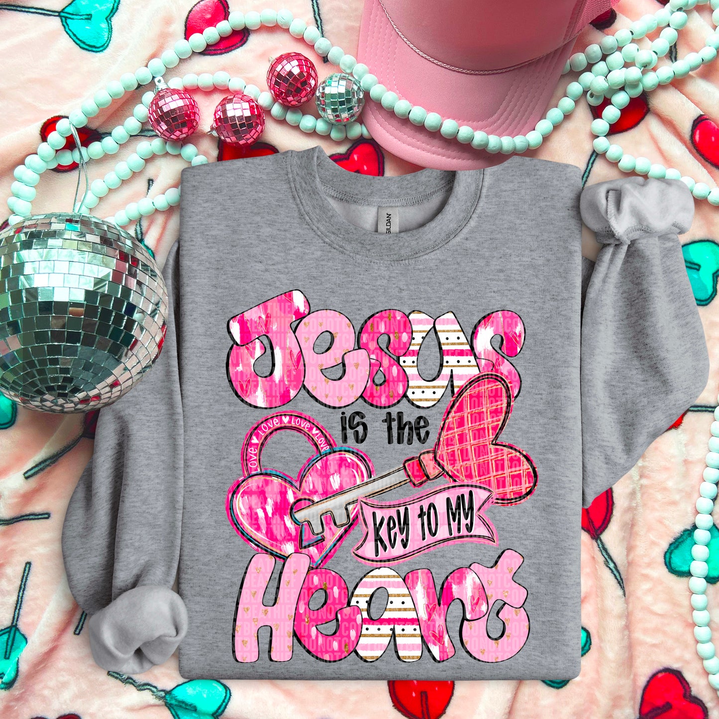 Jesus is the key to my heart- DTF Transfer