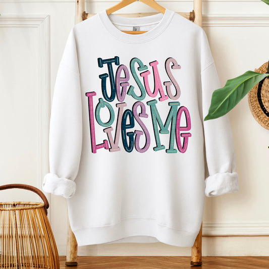 Jesus Loves Me- DTF Transfer