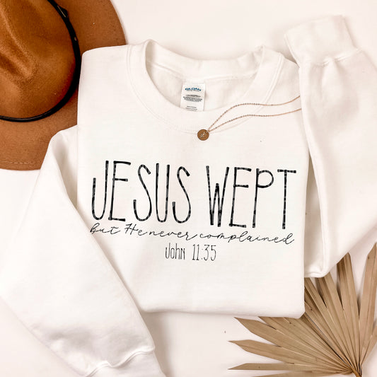 Jesus wept John 11:35-DTF Transfer