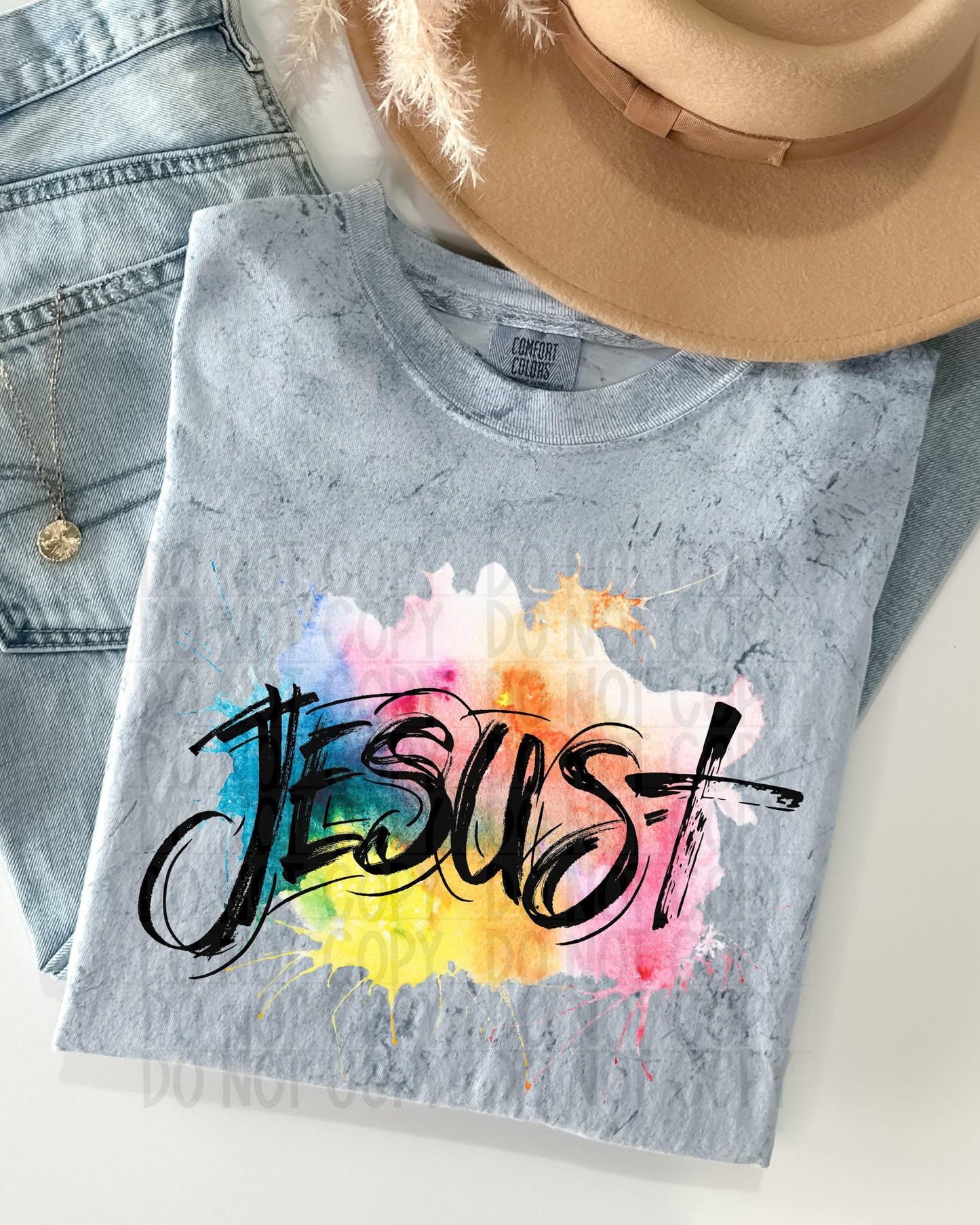 Jesus Splatter RC - DTF Transfer