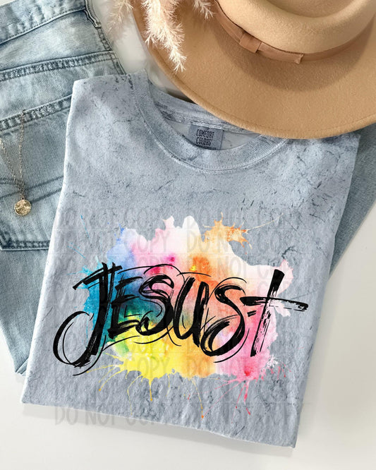 Jesus Splatter RC - DTF Transfer