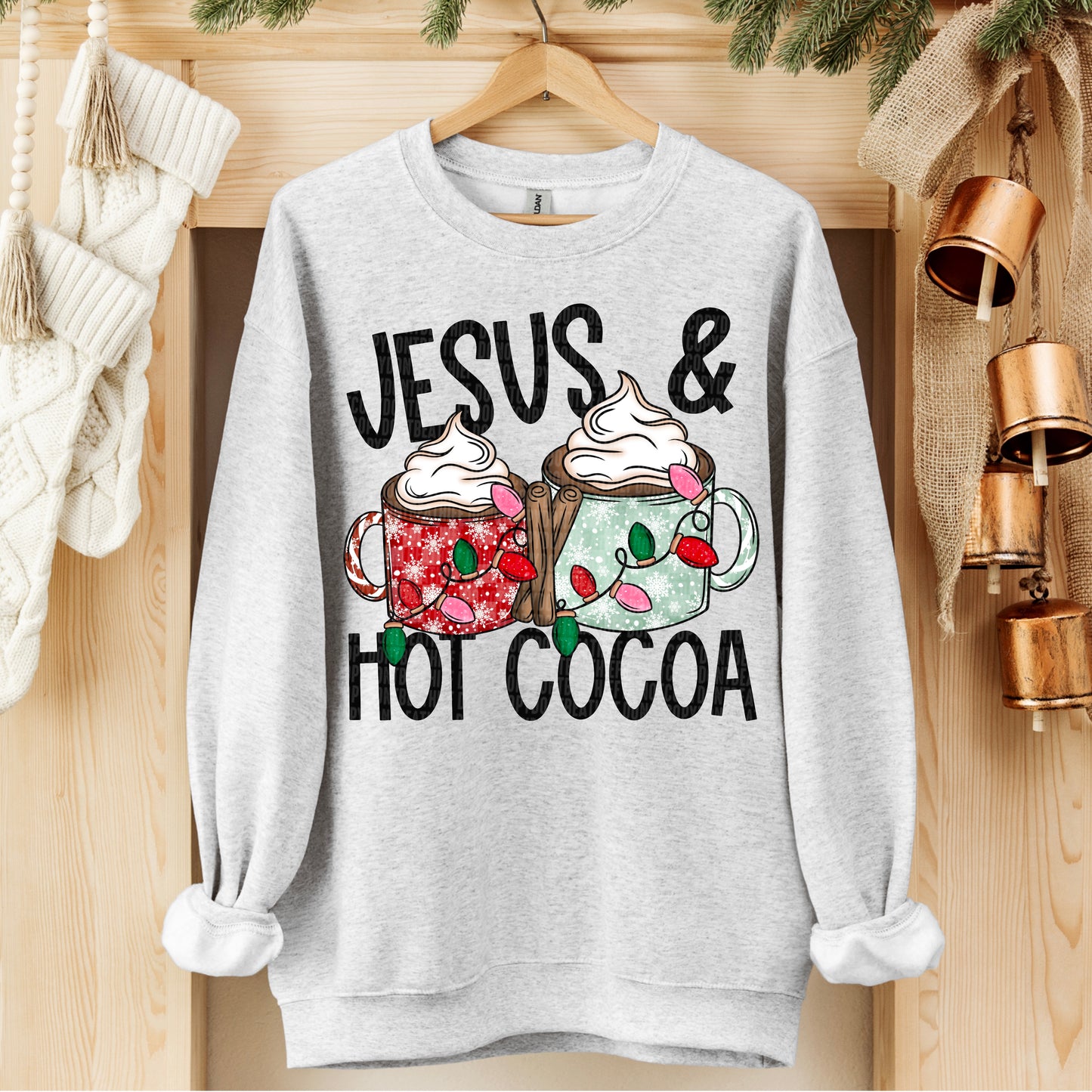Jesus & hot cocoa- DTF Transfer
