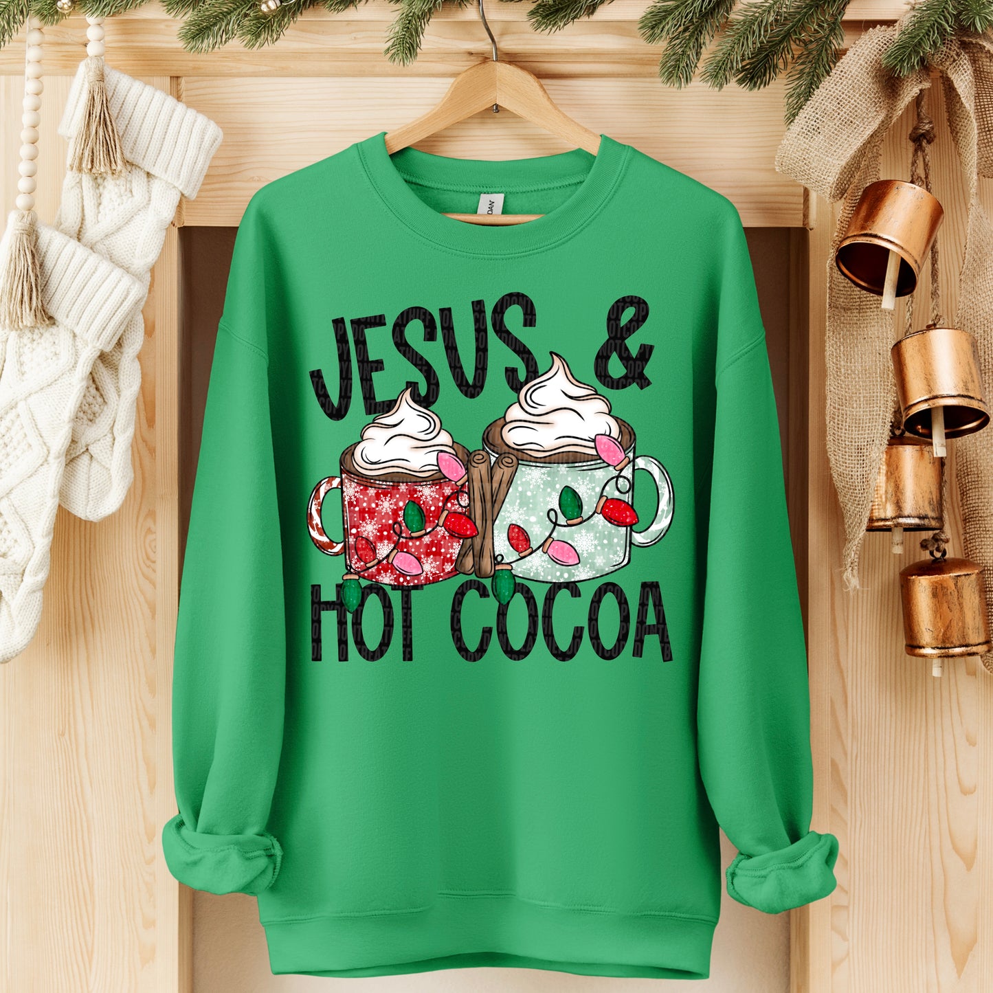 Jesus & hot cocoa- DTF Transfer