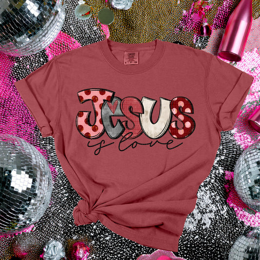 Jesus is love- DTF Transfer
