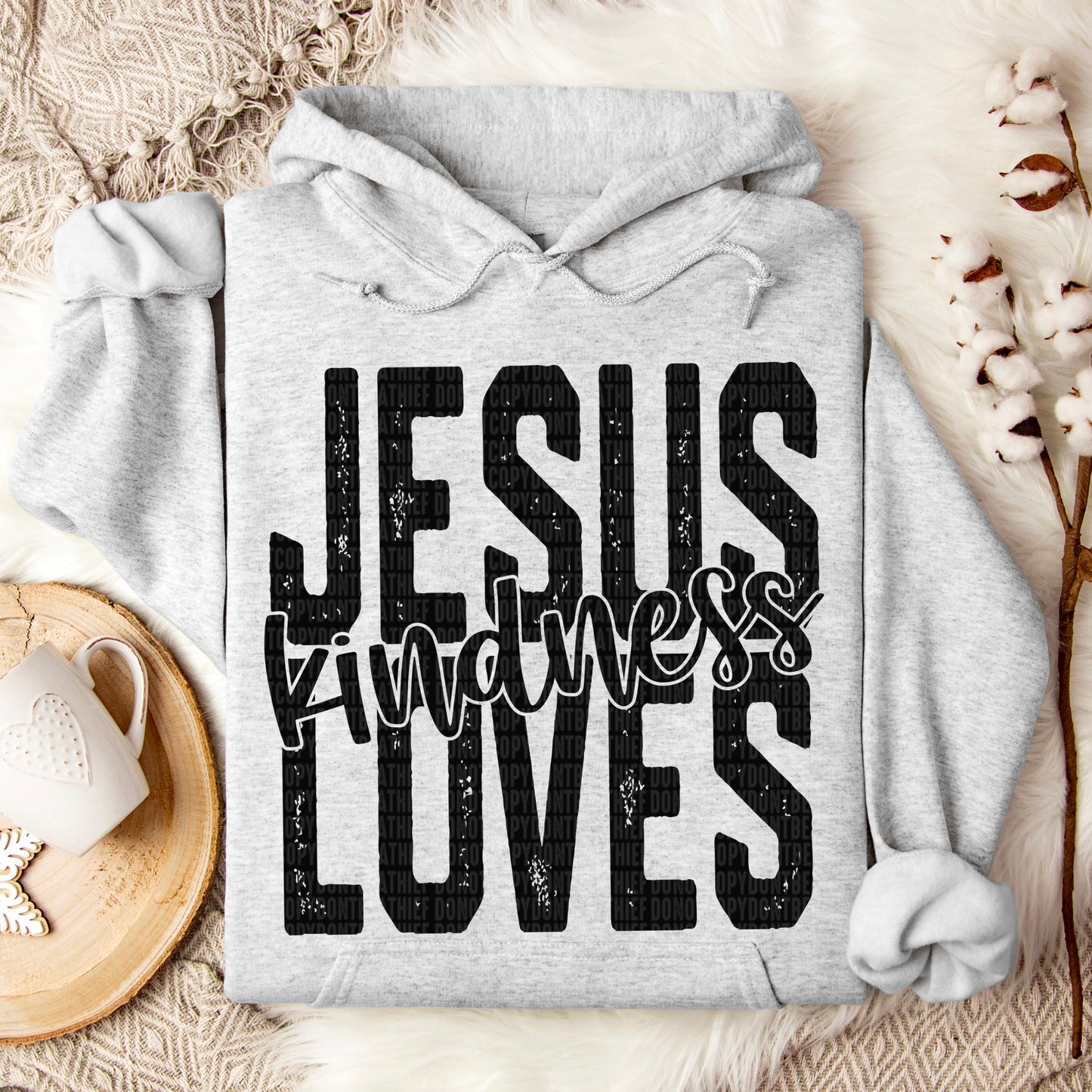 Jesus Loves Kindness- DTF Transfer