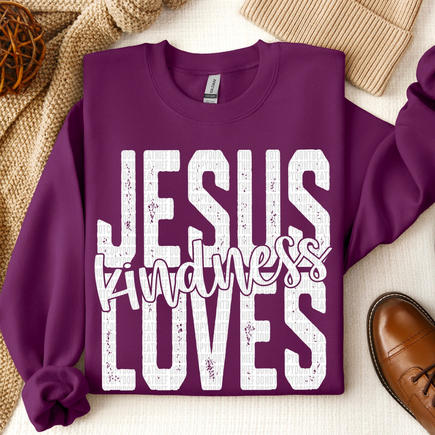 Jesus Loves Kindness- DTF Transfer