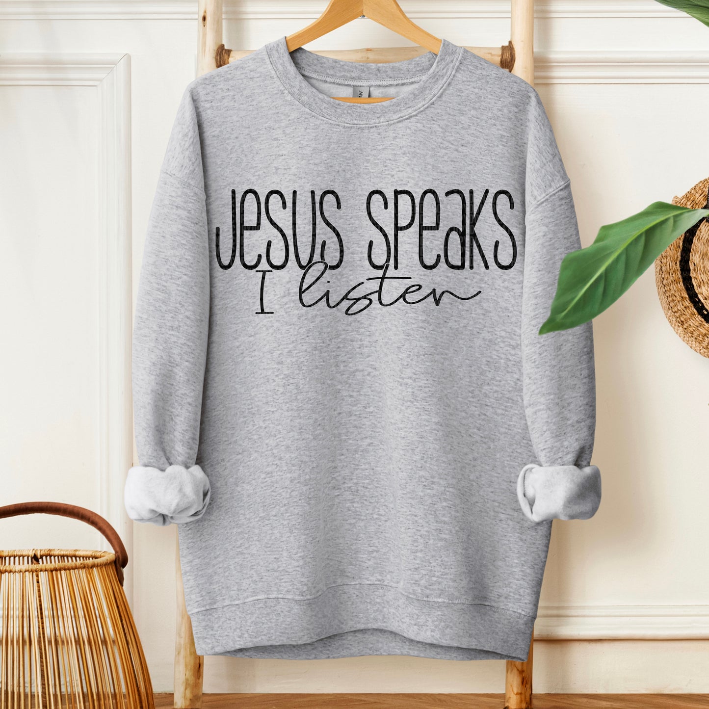 Jesus speaks I listen- DTF Transfer