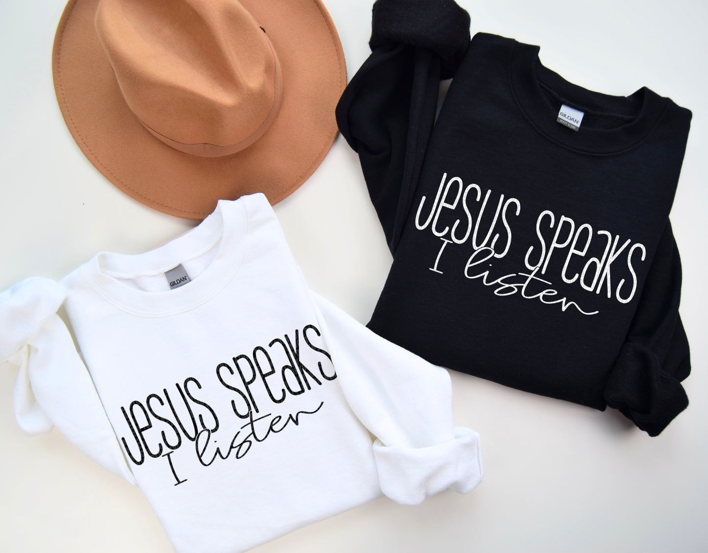 Jesus speaks I listen- DTF Transfer