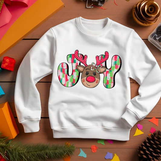 Joy Reindeer-DTF Transfer