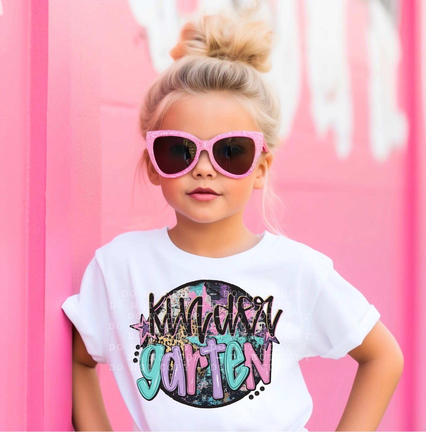 Grades-Back to school-Circle Grunge- DTF Transfer