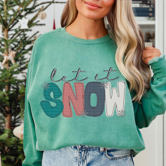Let it Snow-DTF Transfer
