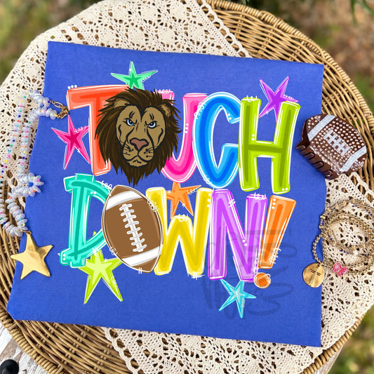 Touchdown Lions - DTF Transfer