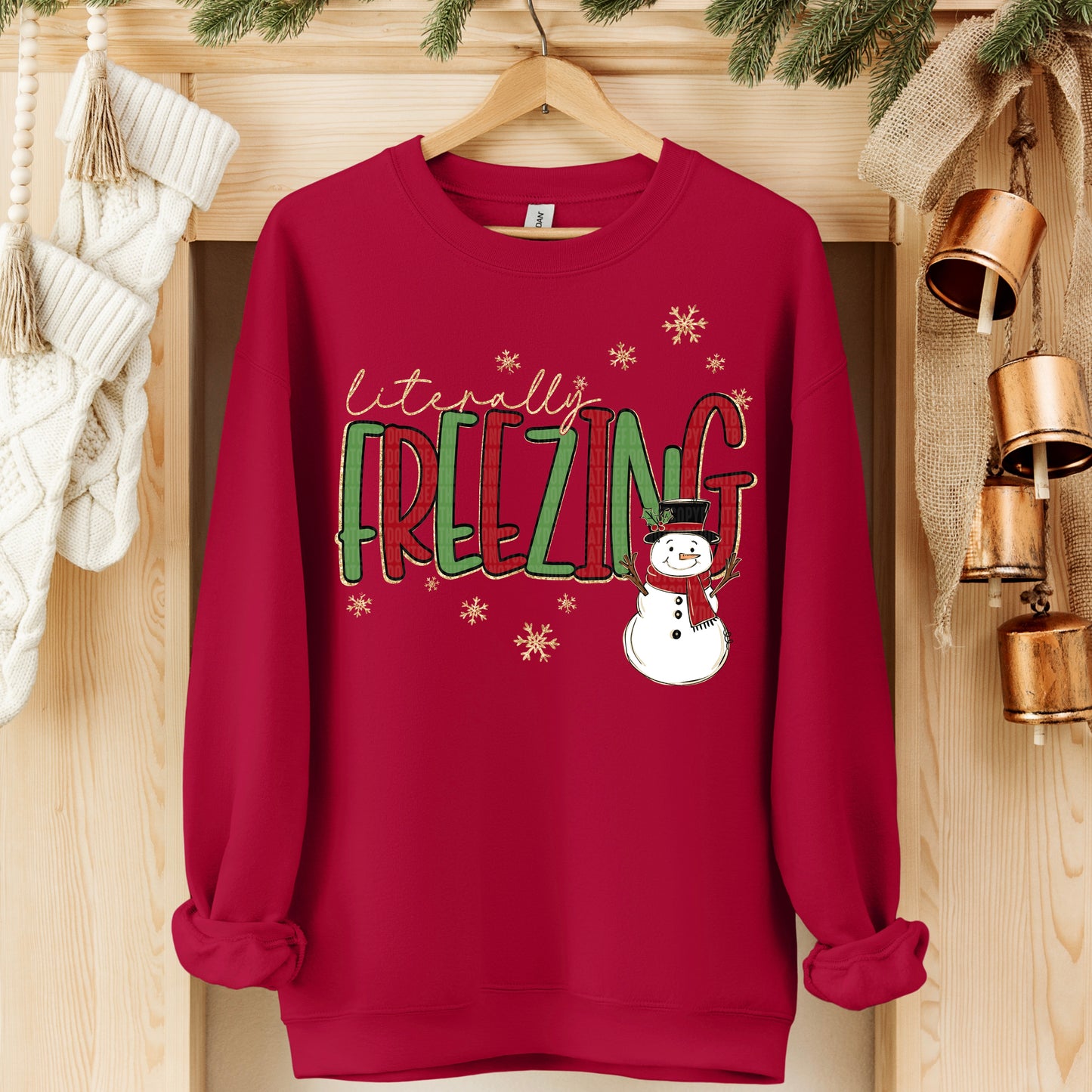 Literally freezing- DTF Transfer