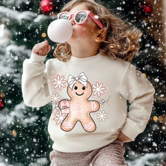 Little miss gingerbread- DTF Transfer