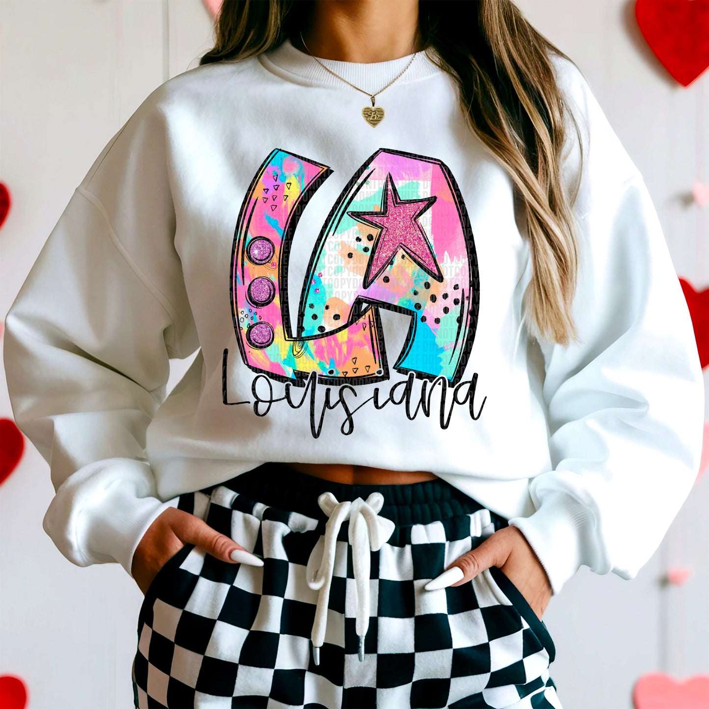 Neon Splashes 50 States- DTF Transfer