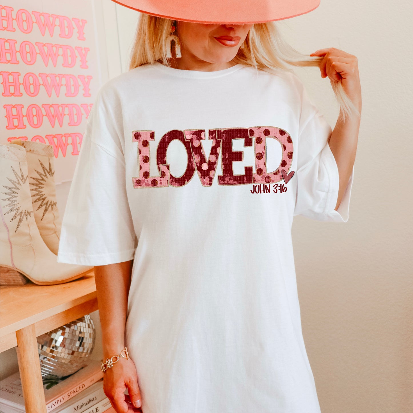 Loved John 3:16- DTF Transfer