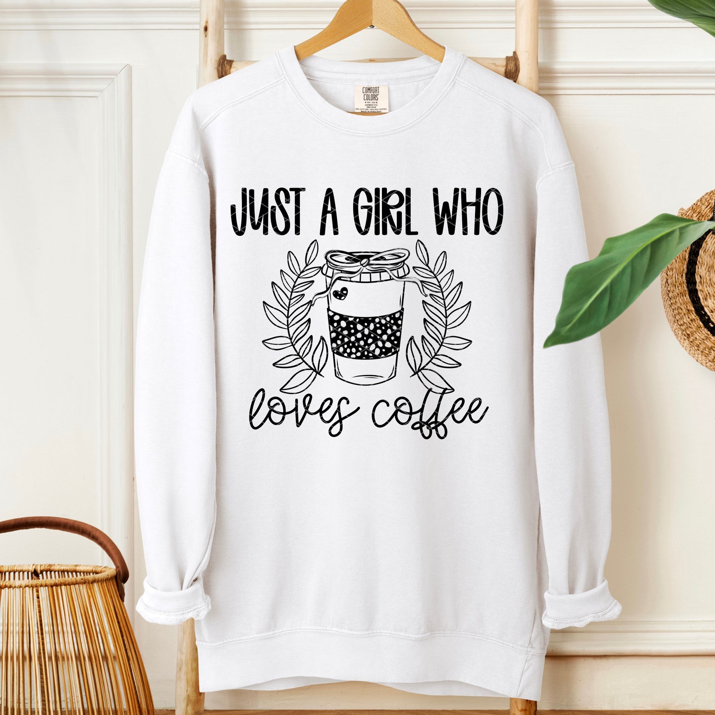 Just a girl who loves coffee- DTF Transfer