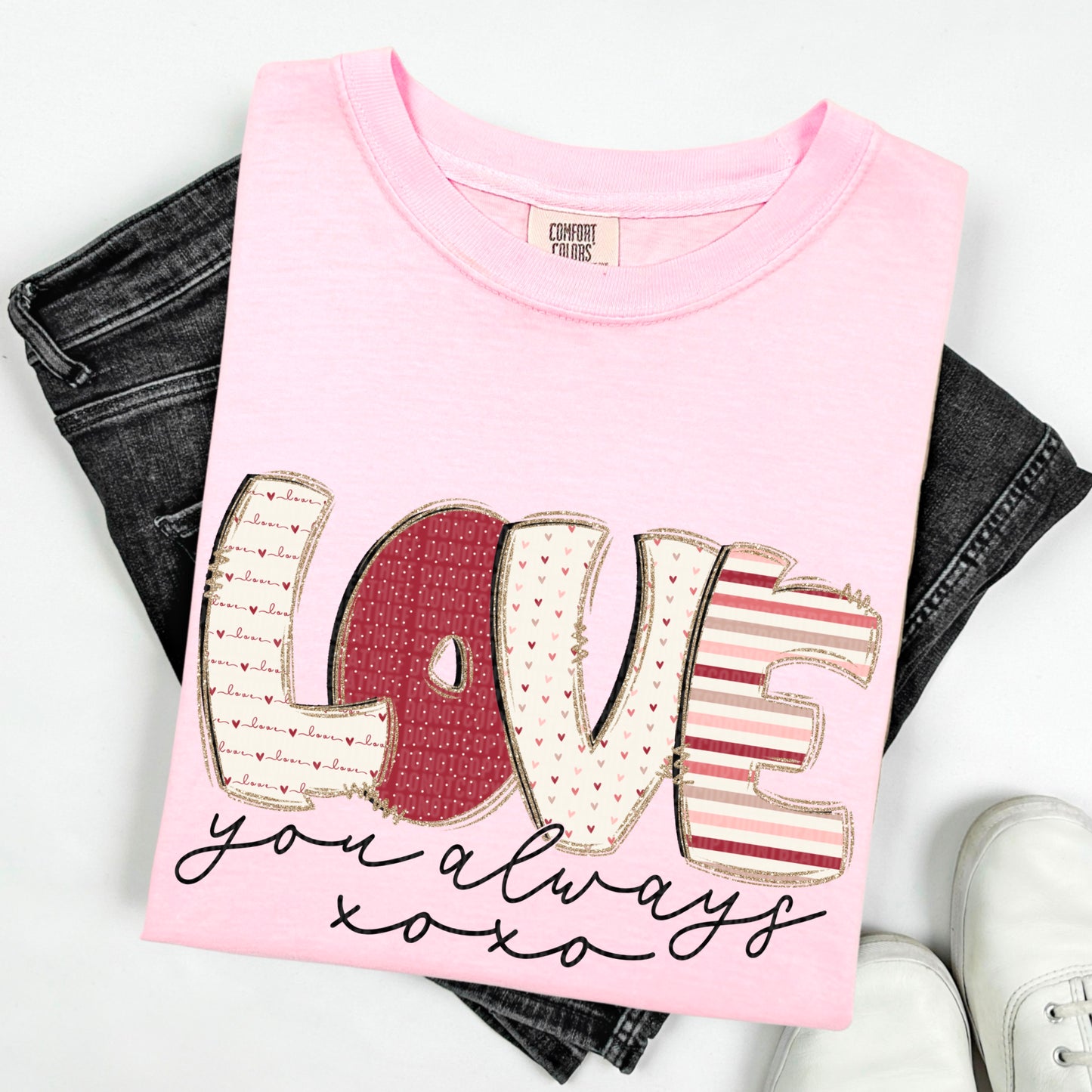 Love you always xoxo- DTF Transfer