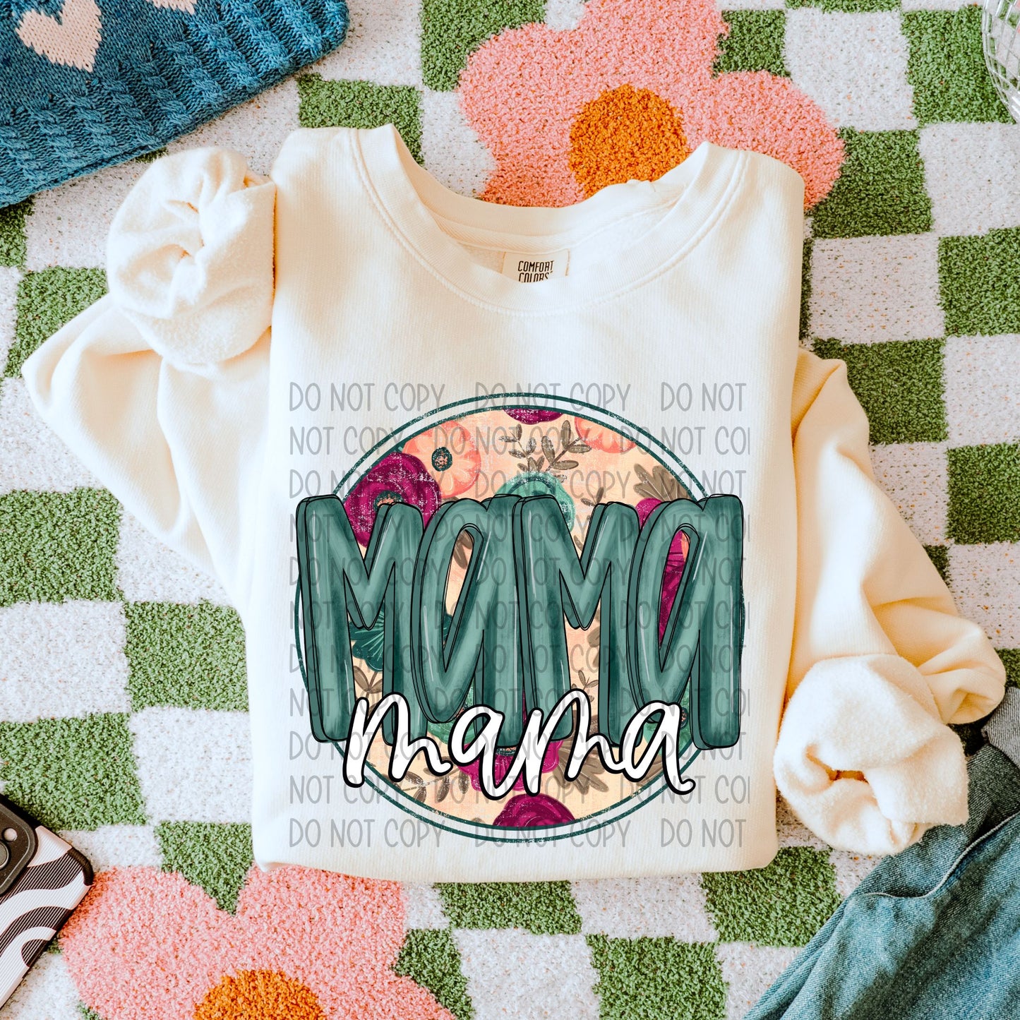 Mama Floral - DTF Transfer