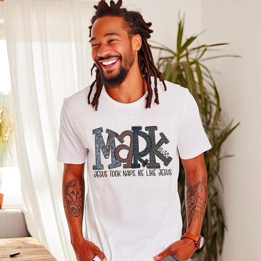 Mark 4:38 Jesus took naps. Be like Jesus-DTF Transfer