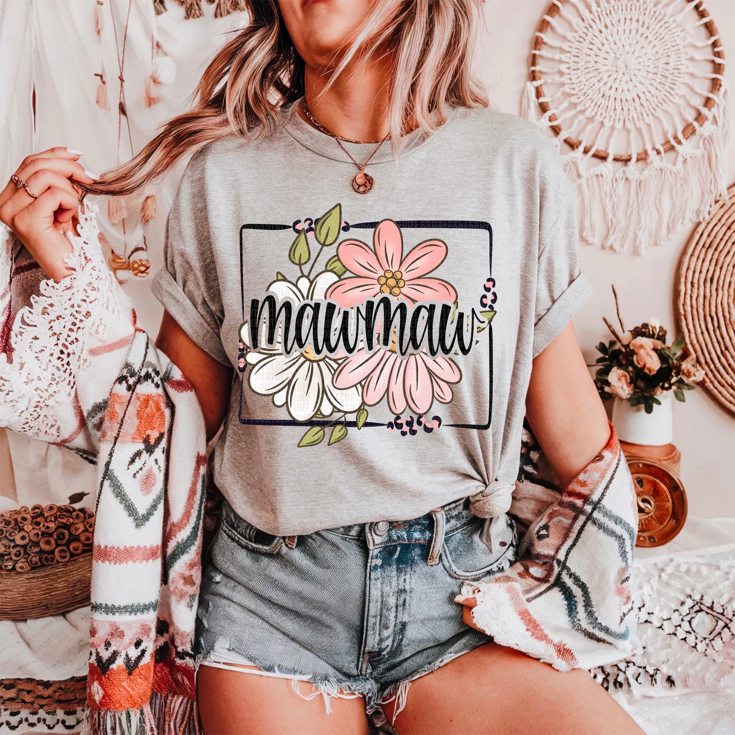 Spring Floral Names- DTF Transfer