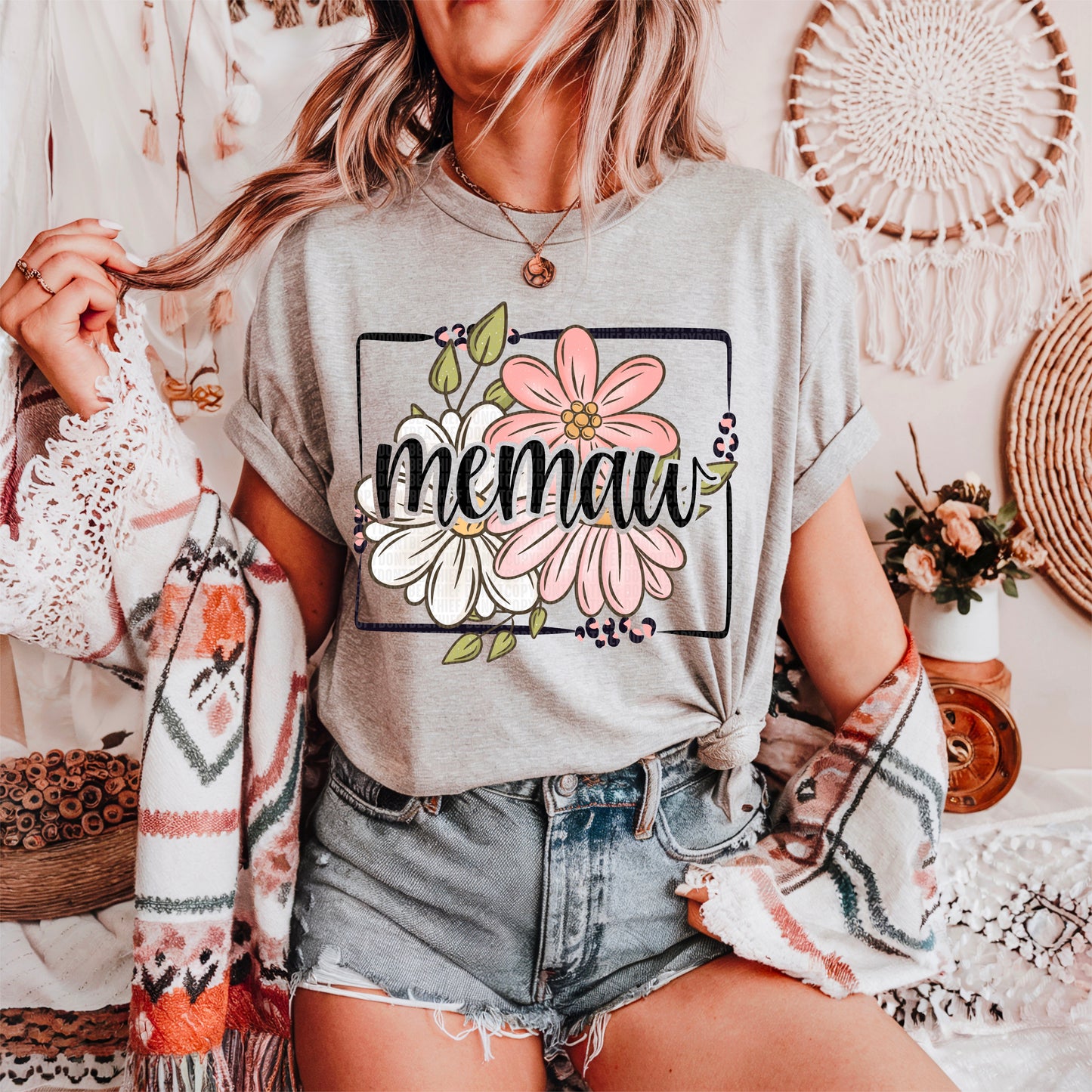 Spring Floral Names- DTF Transfer