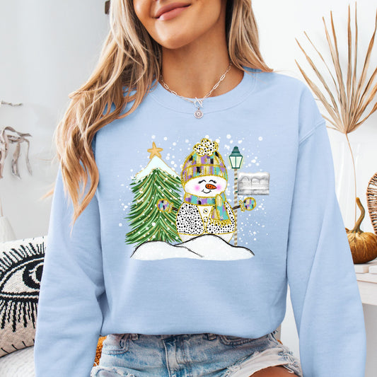 Winter Snowman-DTF Transfer