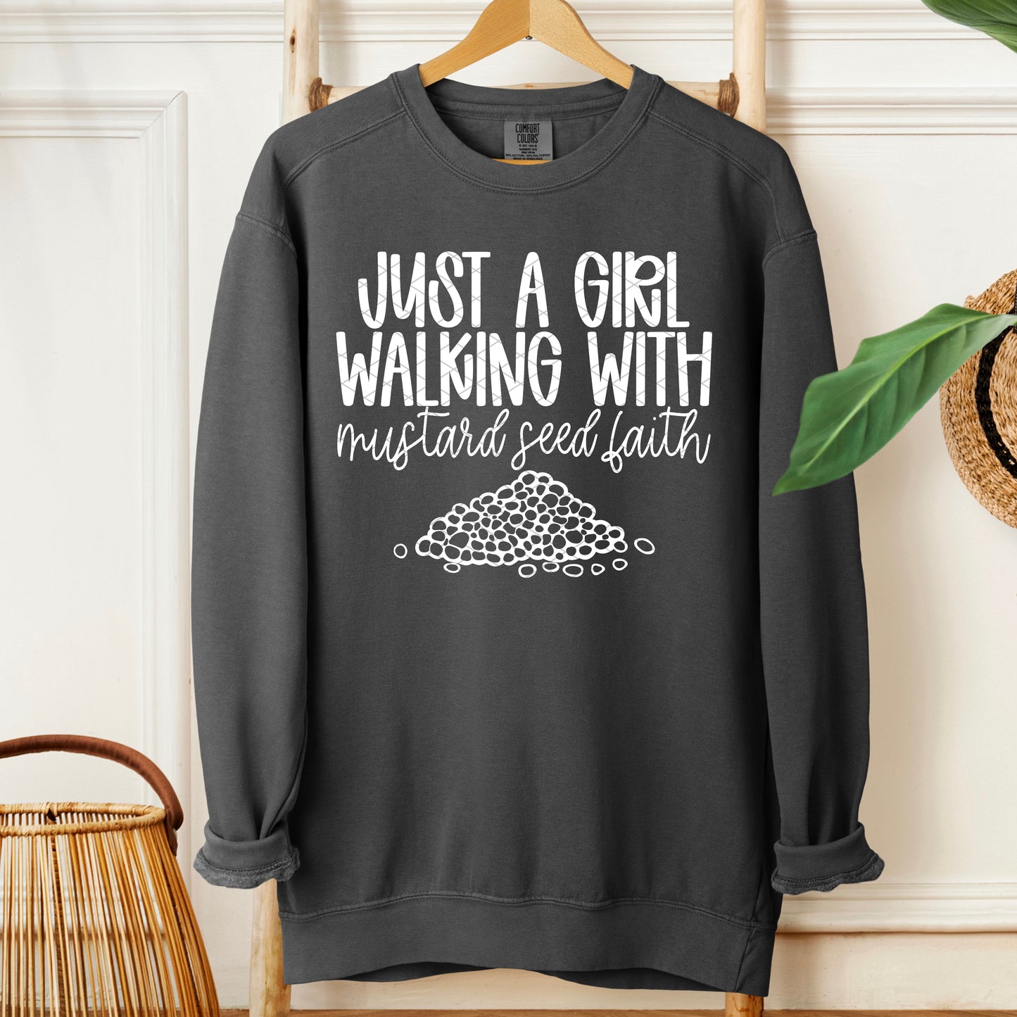 Just a girl walking with mustard seed faith- DTF Transfer